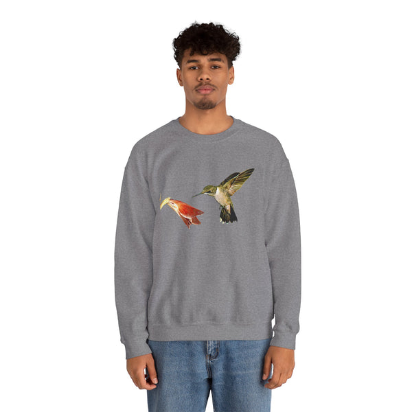 Hummingbird Slim Unisex Heavy Blend™ Crewneck Sweatshirt