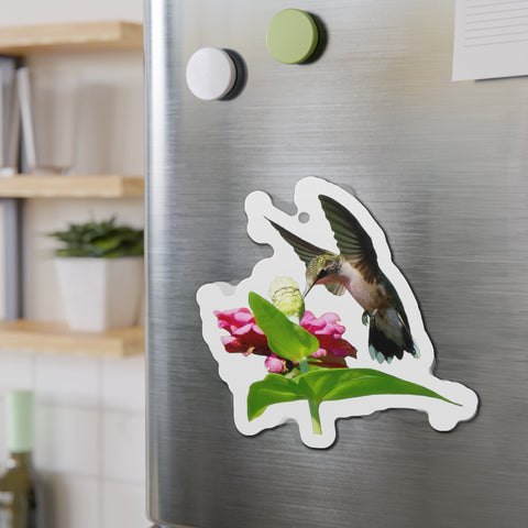 Hummingbird Wing Rise Die-Cut Magnets