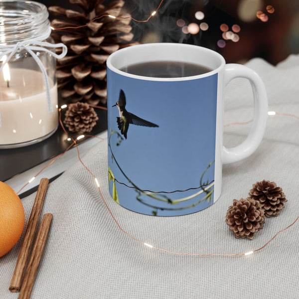 Forgdt the Chips Hummingbird Ceramic Mug 11oz