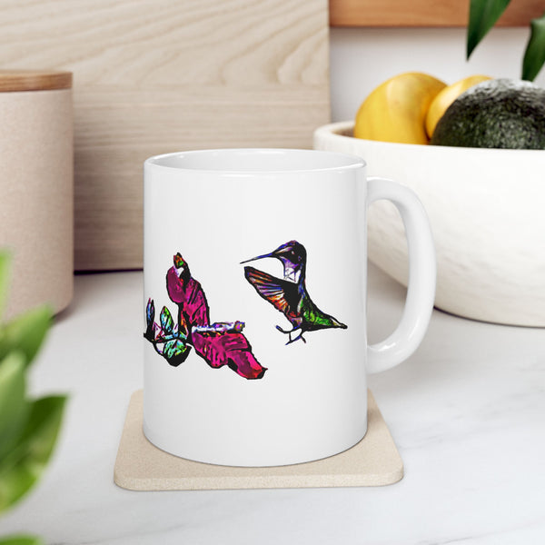 Hummingbird Bounce  Ceramic Mug 11oz