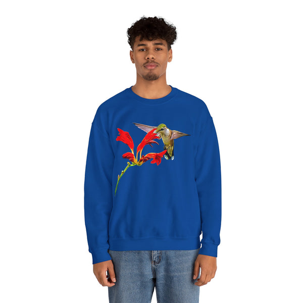 Hummingbird Float Unisex Heavy Blend™ Crewneck Sweatshirt