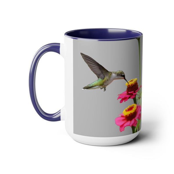 Two-Tone Coffee Mugs, 15oz