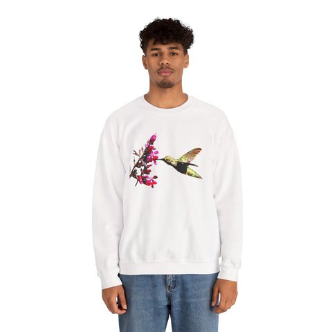 Hummingbird Sip Unisex Heavy Blend™ Crewneck Sweatshirt