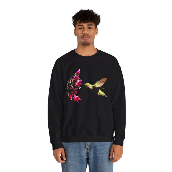 Hummingbird Sip Unisex Heavy Blend™ Crewneck Sweatshirt