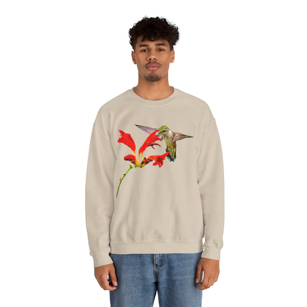 Hummingbird Float Unisex Heavy Blend™ Crewneck Sweatshirt