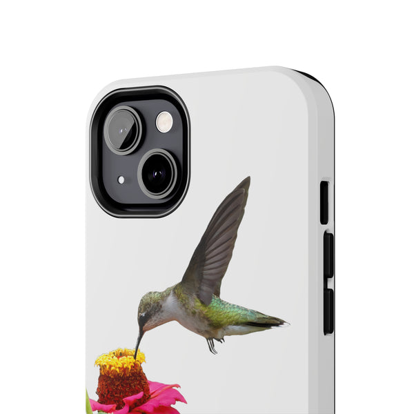 Hummingbird Zinnia WonderTough Phone Cases