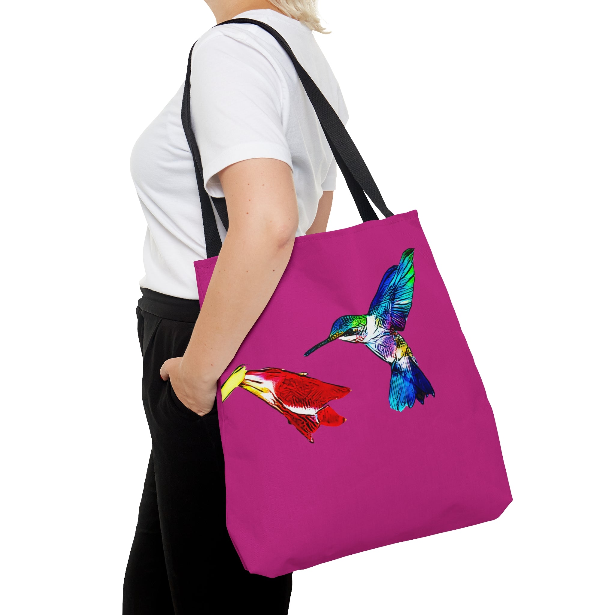 Hummingbird Sweet Neat Pink Tote Bag (AOP 1)