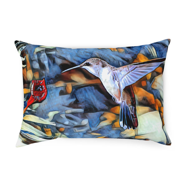 Hummingbird Pointed Wings Cushion