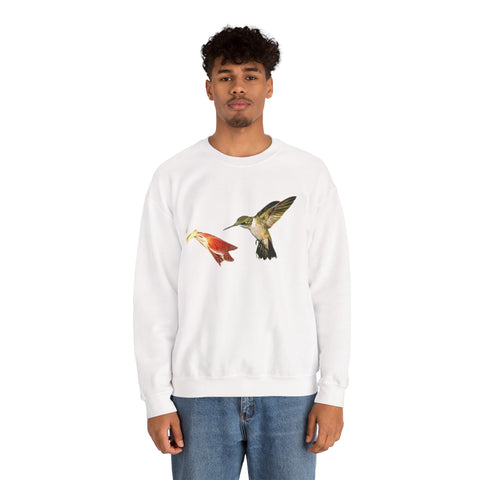 Hummingbird Slim Unisex Heavy Blend™ Crewneck Sweatshirt
