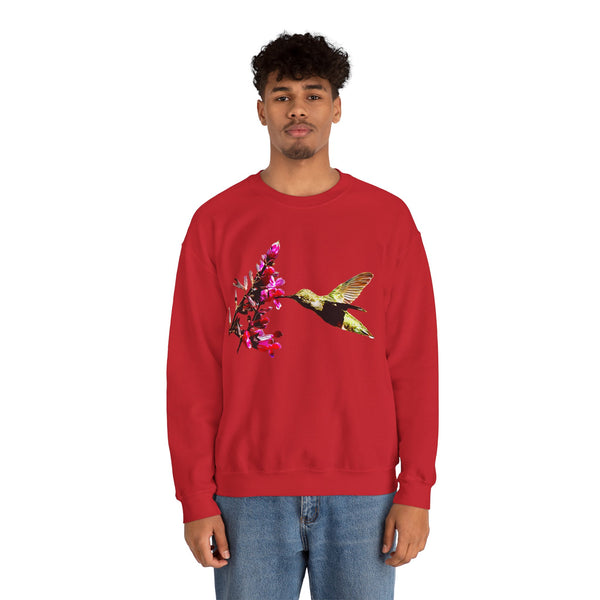 Hummingbird Sip Unisex Heavy Blend™ Crewneck Sweatshirt