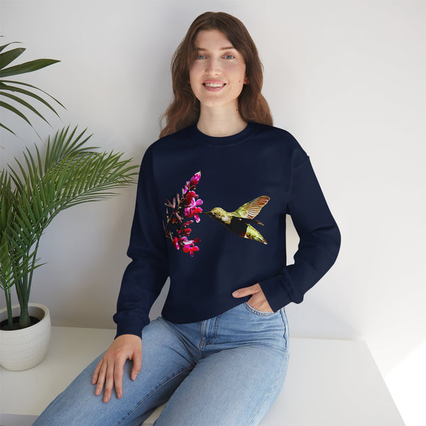 Hummingbird Sip Unisex Heavy Blend™ Crewneck Sweatshirt