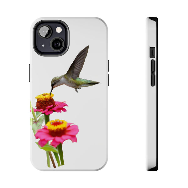 Hummingbird Zinnia WonderTough Phone Cases