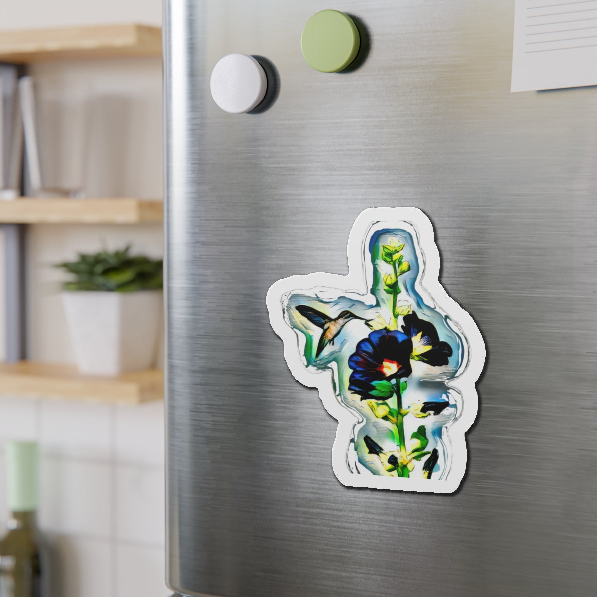 Hummingbird Standing Tall Die-Cut Magnets