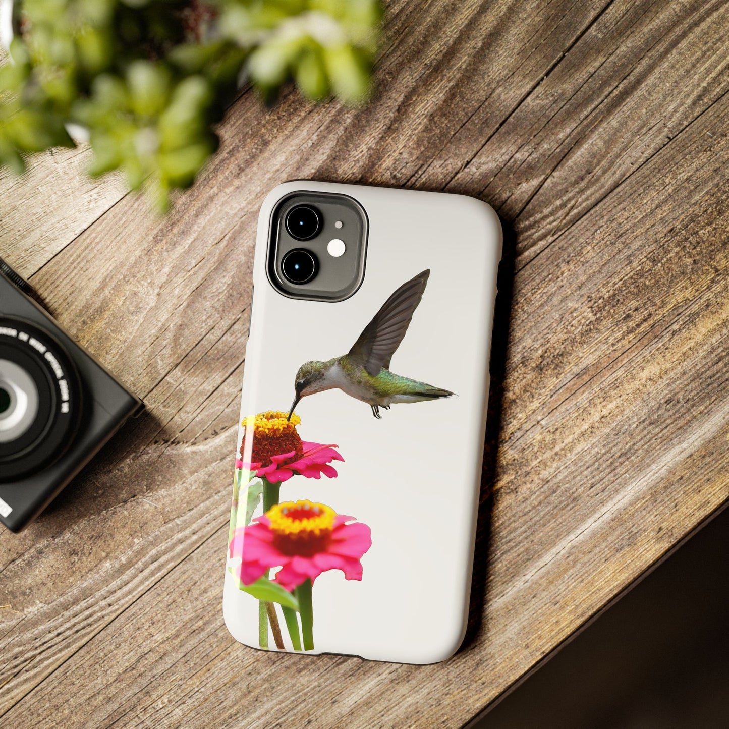 Hummingbird Zinnia WonderTough Phone Cases /