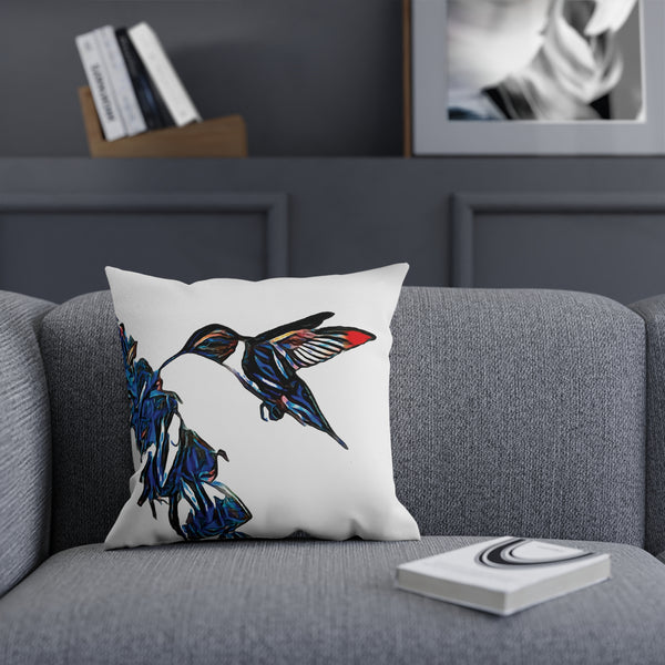 Hummingbird Blue Stick Cushion