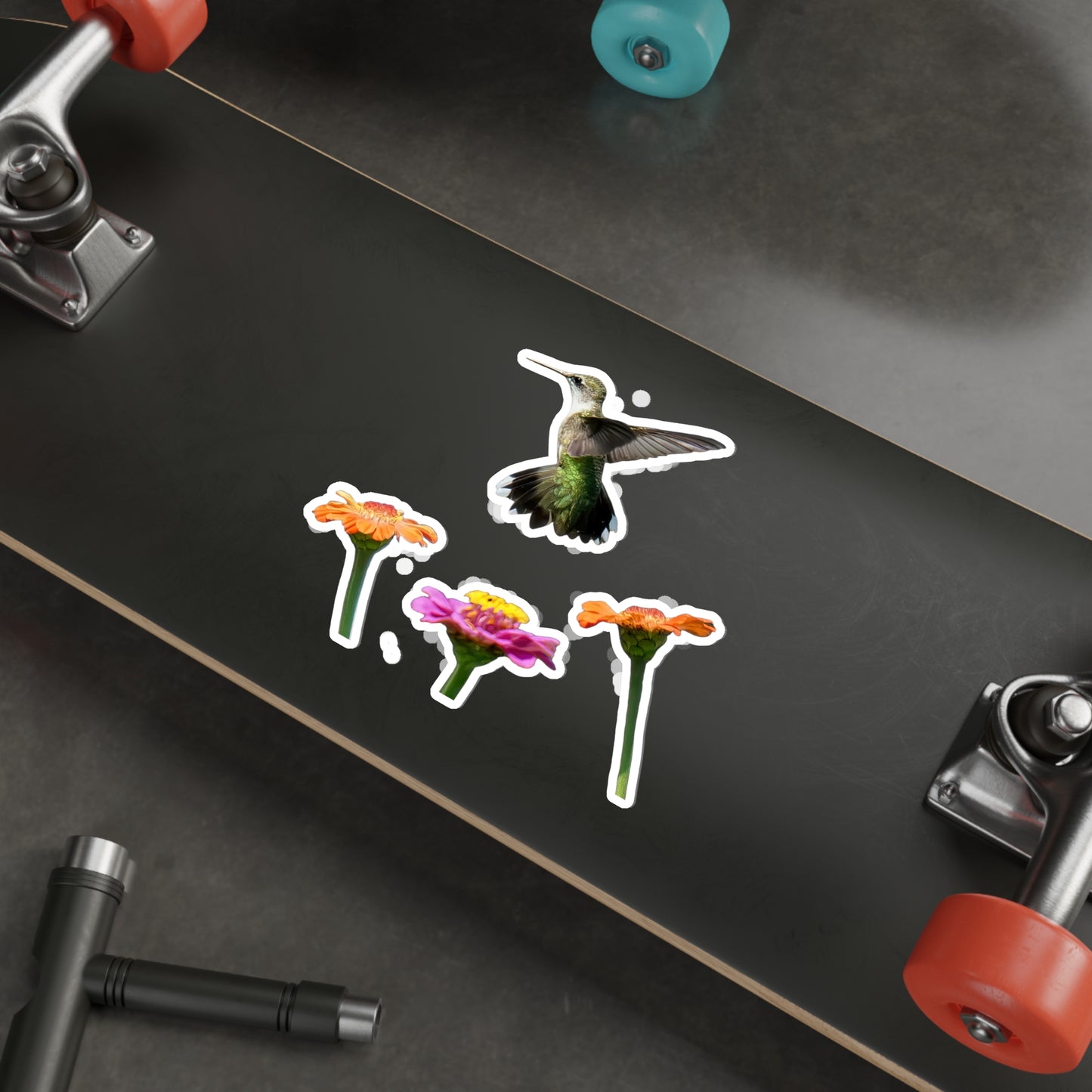Hummingbird Rising Die-Cut Stickers