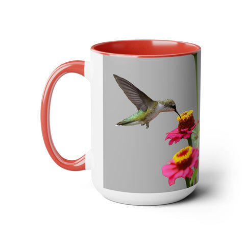 Two-Tone Coffee Mugs, 15oz