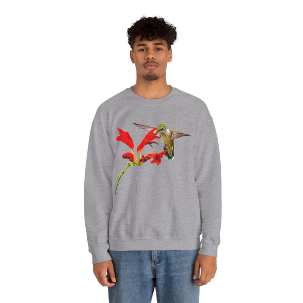 Hummingbird Float Unisex Heavy Blend™ Crewneck Sweatshirt