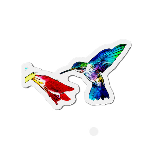 Hummingbird Stare Down Die-Cut Magnets