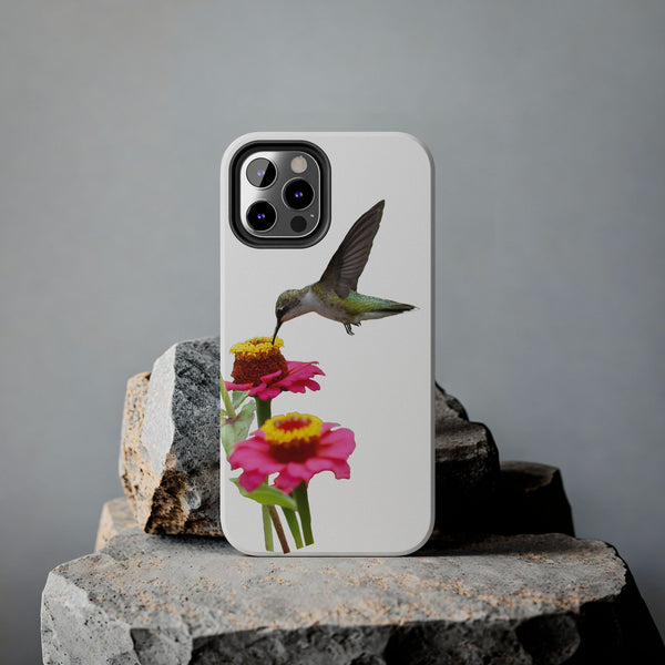 Hummingbird Zinnia WonderTough Phone Cases /