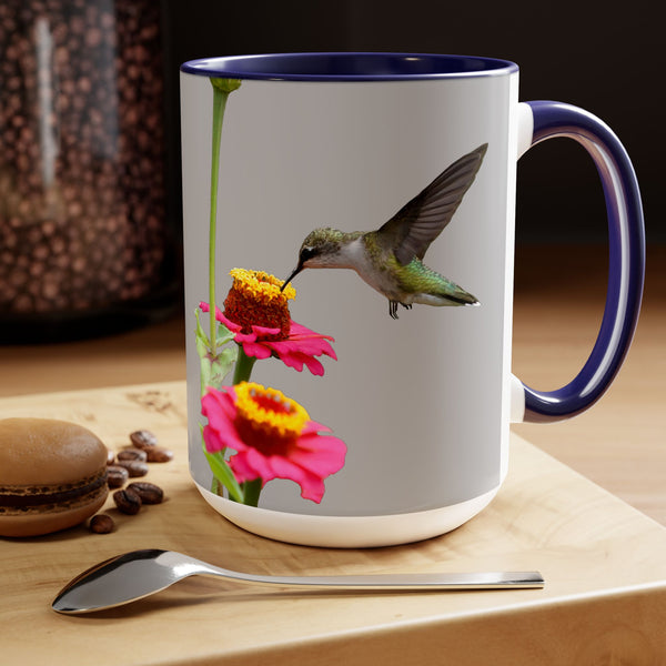 Two-Tone Coffee Mugs, 15oz