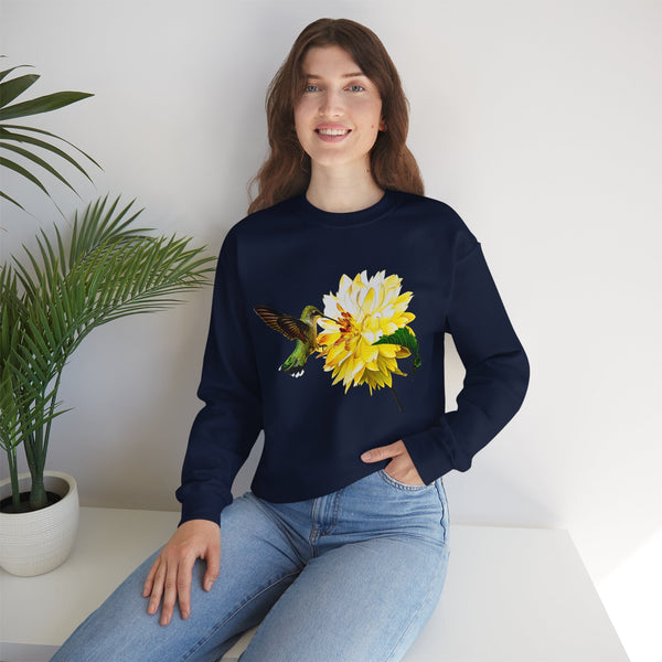 Hummingbird Fire Unisex Heavy Blend™ Crewneck Sweatshirt