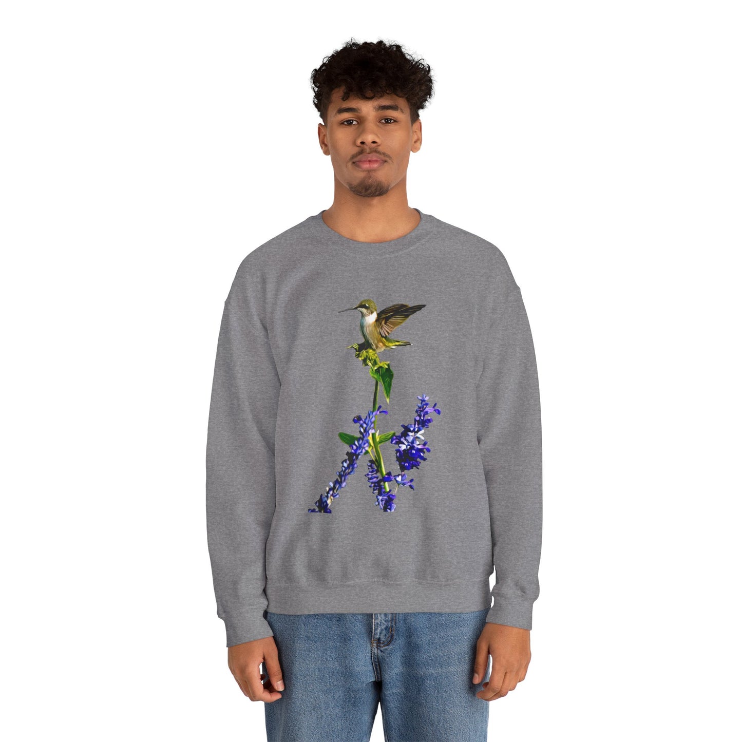 Hummingbird Lookout Unisex Heavy Blend™ Crewneck Sweatshirt