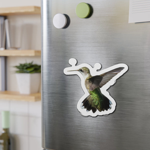 Hummingbird Alert Die-Cut Magnets