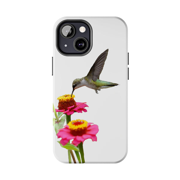 Hummingbird Zinnia WonderTough Phone Cases