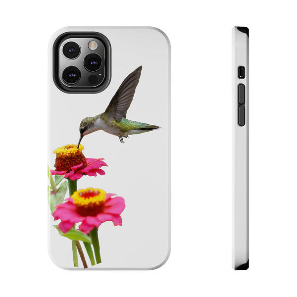 Hummingbird Zinnia WonderTough Phone Cases