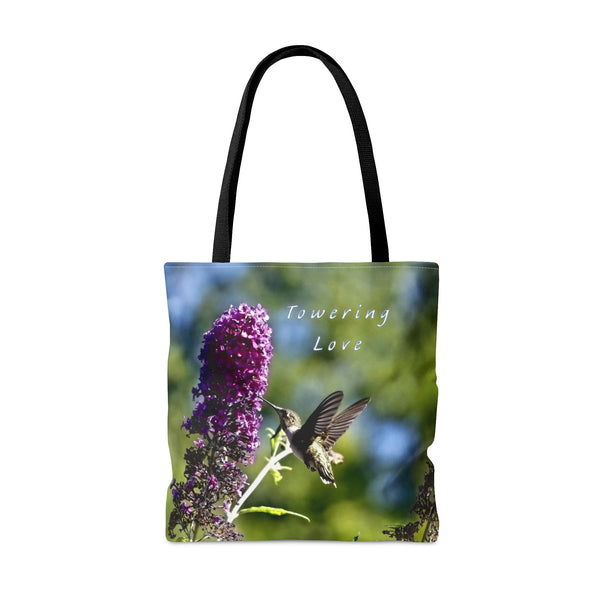 Towering Love Hummingbird Tote