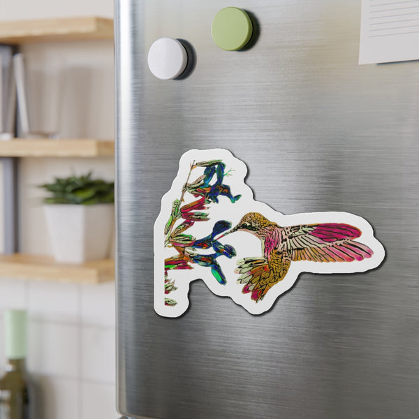 Hummingbird Twist Die-Cut Magnets