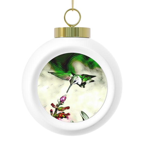 Hummingbird Emerald Flyer Ornament