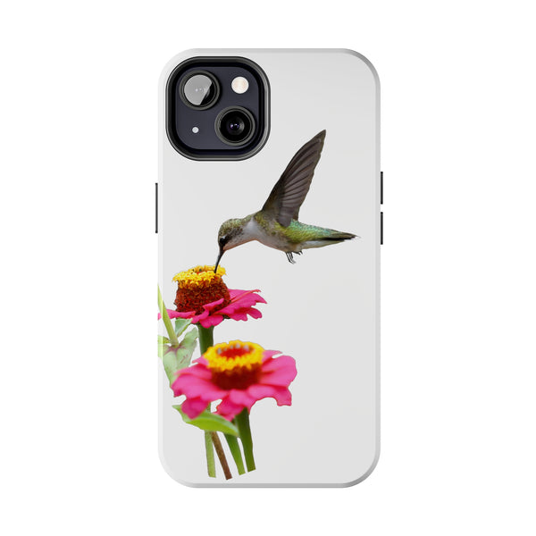 Hummingbird Zinnia WonderTough Phone Cases
