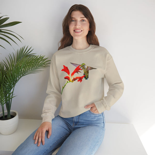 Hummingbird Float Unisex Heavy Blend™ Crewneck Sweatshirt