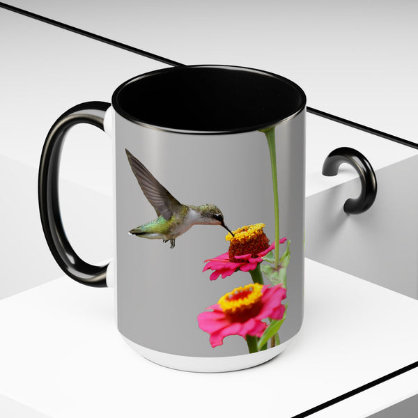Two-Tone Coffee Mugs, 15oz