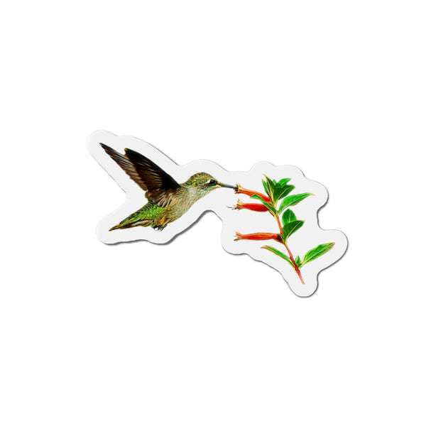 Hummingbird Simple Nibble Die-Cut Magnets