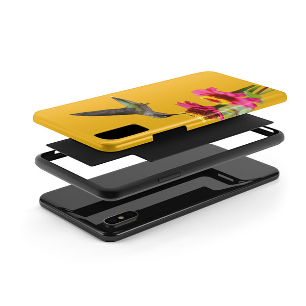 Hummingbird Zinnia WonderTough Phone Cases