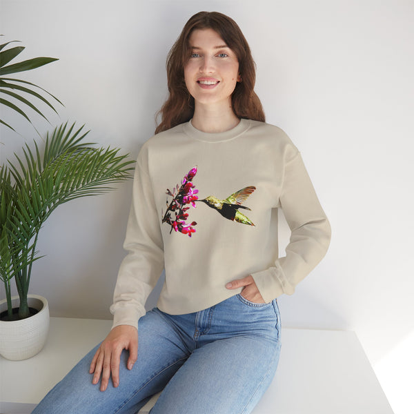 Hummingbird Sip Unisex Heavy Blend™ Crewneck Sweatshirt
