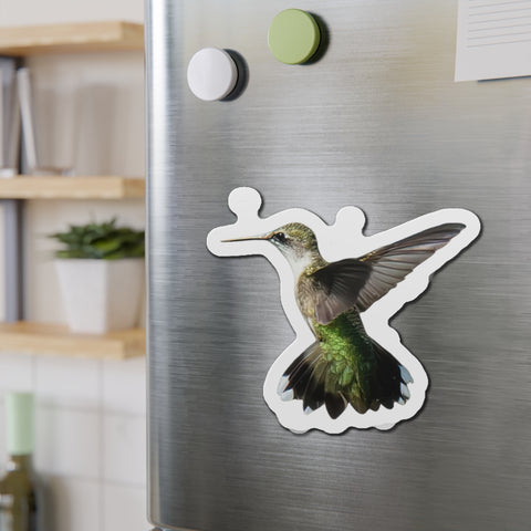 Hummingbird Alert Die-Cut Magnets