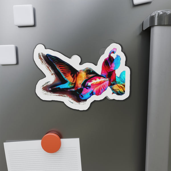 Hummingbird Landing Die-Cut Magnets