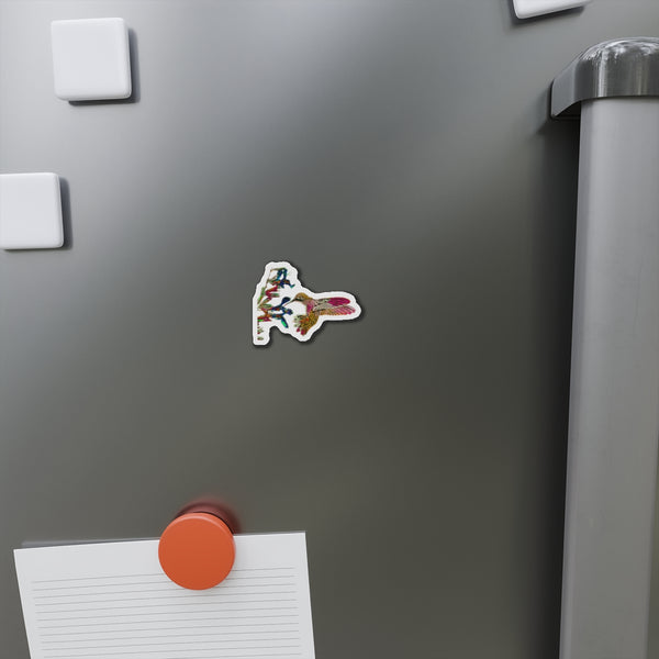Hummingbird Twist Die-Cut Magnets