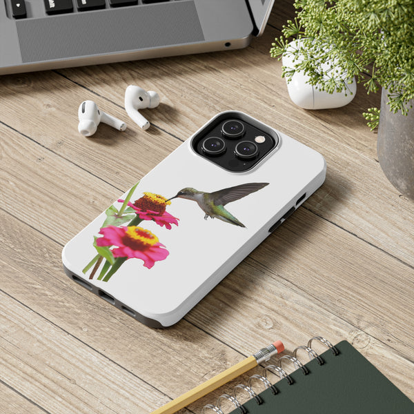 Hummingbird Zinnia WonderTough Phone Cases
