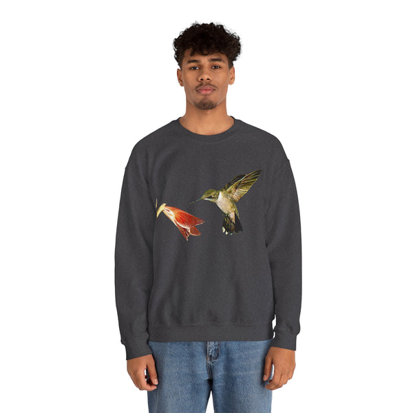 Hummingbird Slim Unisex Heavy Blend™ Crewneck Sweatshirt