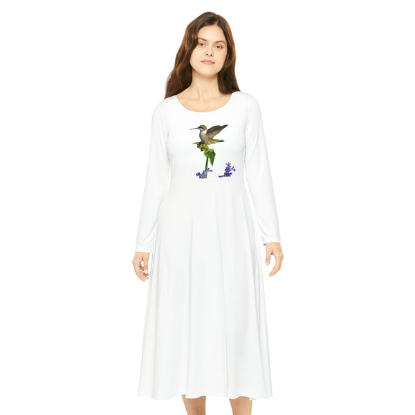 Women's Long Sleeve Dance Dress (AOP)