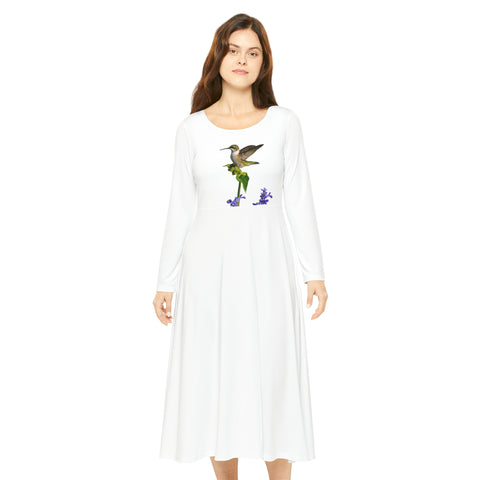 Women's Long Sleeve Dance Dress (AOP)