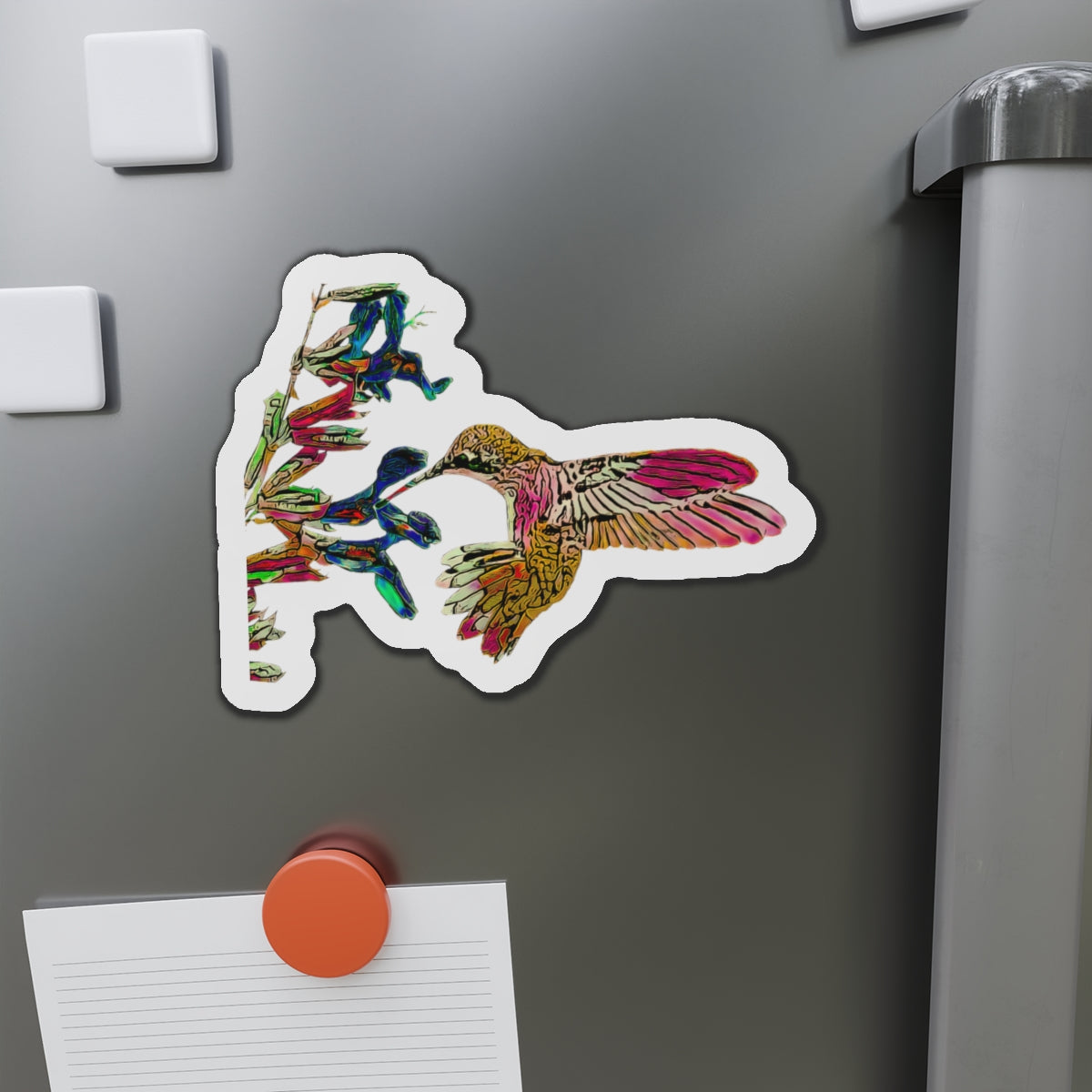 Hummingbird Twist Die-Cut Magnets