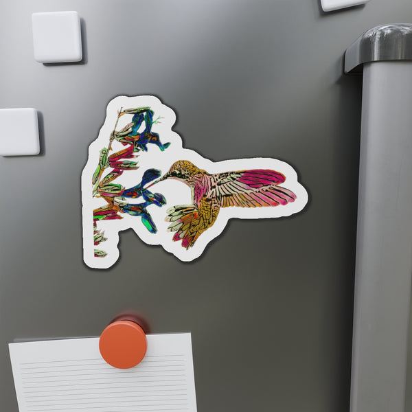 Hummingbird Twist Die-Cut Magnets