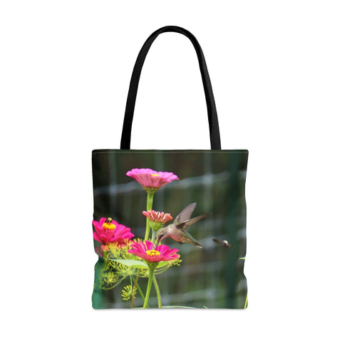 Sweet Pink Hummingbird Tote
