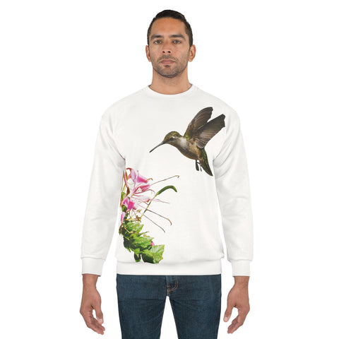 Hummingbird Frills Unisex Sweatshirt (AOP)